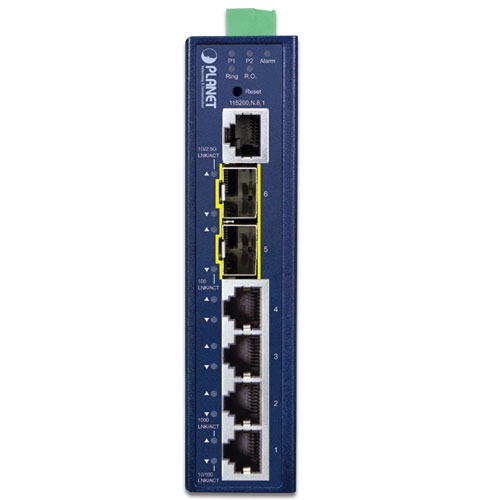 IGS-5225-4T2S Промышленный управляемый коммутатор L2+/4 RJ45 1G/2  SFP 2.5G