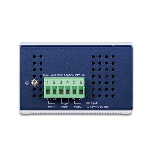 IGUP-2205AT Промышленный медиаконвертер 2-порта 100/1000X в 2-порта 10/100/1000Т 802.3bt POE++