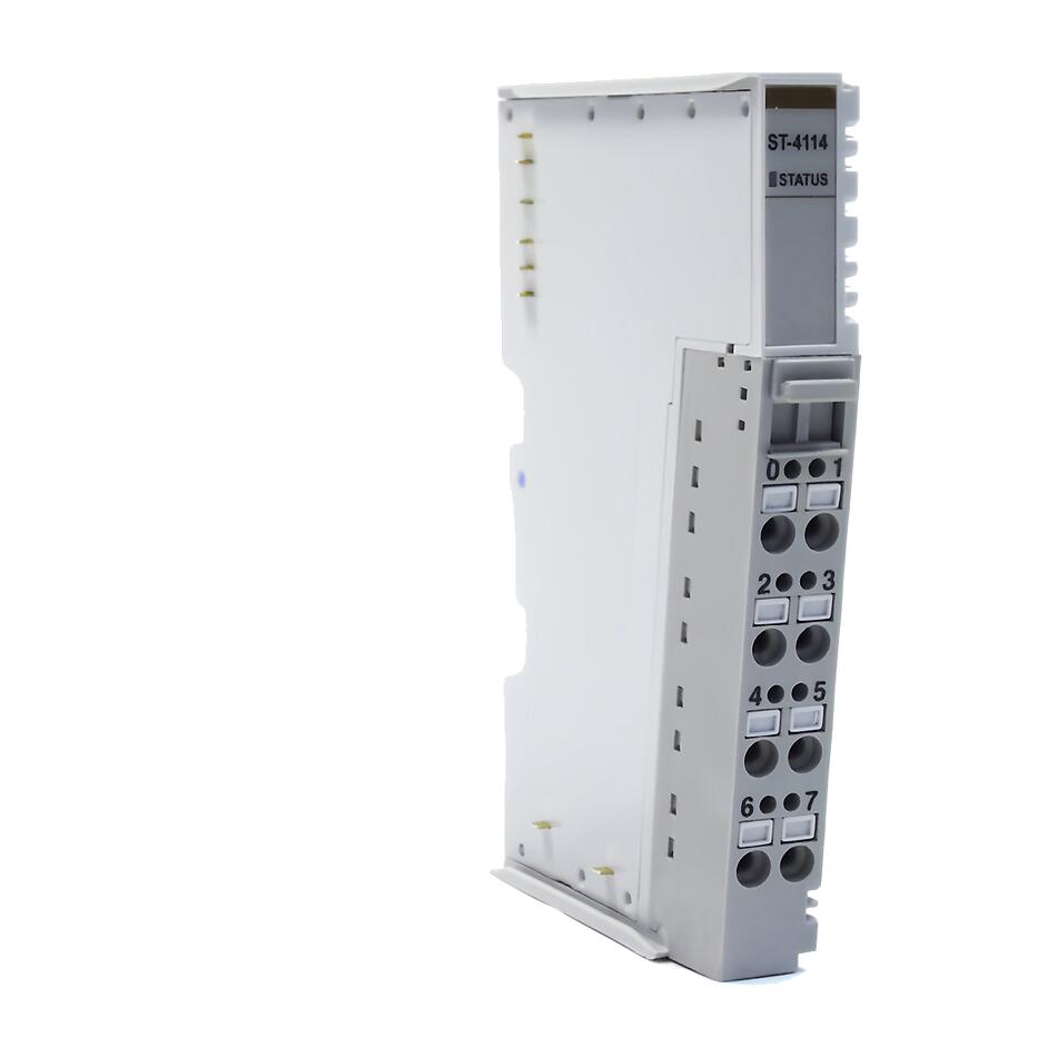 Модуль аналогового вывода Crevis ST-4114, 4AO, 0-20 мA, 12 бит ЦАП, RTB 8