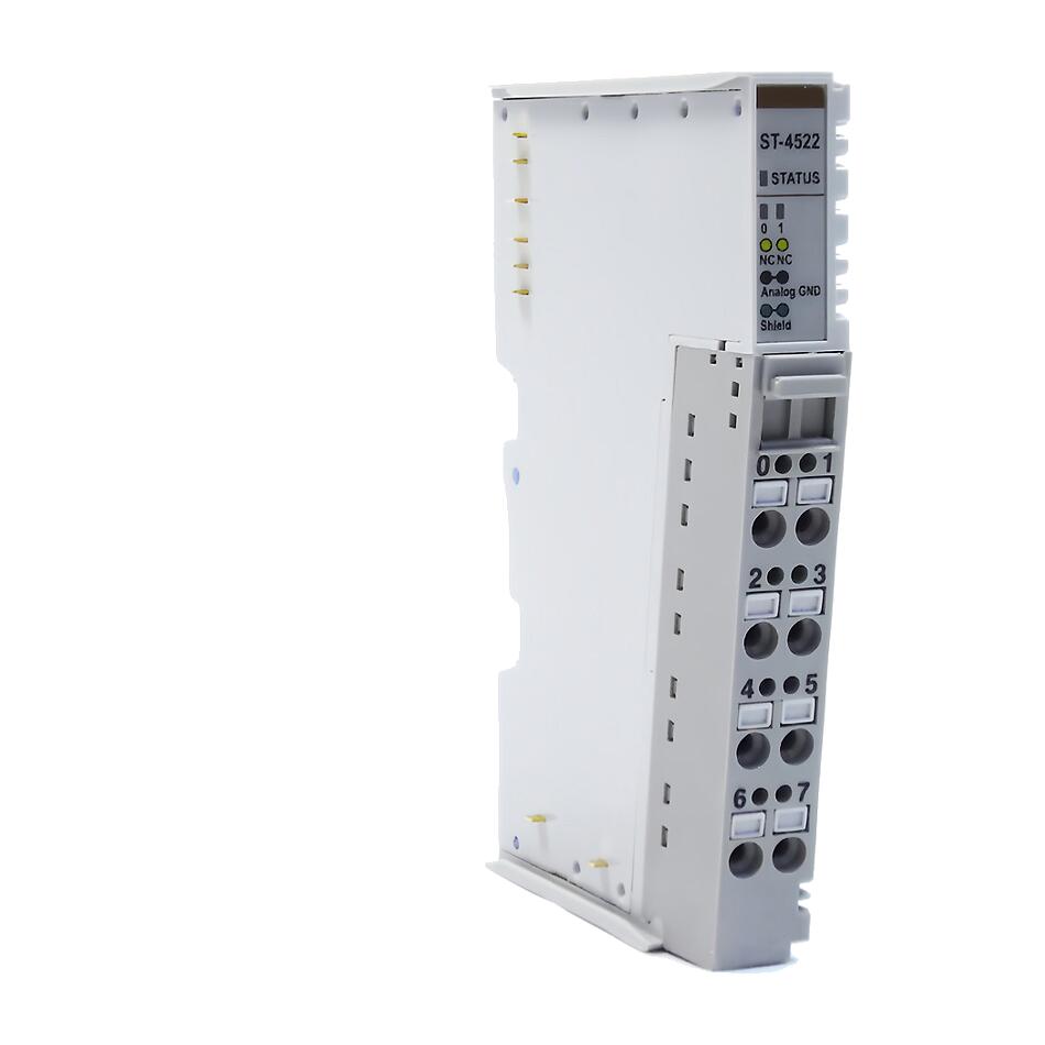 Модуль аналогового вывода Crevis ST-4522, 2AO, ±10 В (DC), 12 бит ЦАП, RTB 8