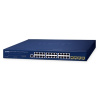 GS-4210-24T4SR Управляемый коммутатор 24-порта 10/100/1000T + 4-порта 100/1000X SFP с рез.пит 36-72В