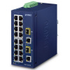 IFGS-1822TF Промышленный неуправляемый коммутатор/16 RJ45 100M/2 RJ45 1G/2 SFP 1G