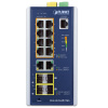 IGS-5225-8P2T4S Промышленный управляемый коммутатор L2+/8 RJ45 PoE 1G/2 RJ45 1G/2 SFP 1G/2 SFP 2.5G