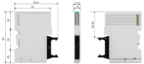 GT-223F Дискретный вывод, 16DO, 24 В/0.3А (DC), Sink, IDC 20 GT-223F Дискретный вывод, 16DO, 24 В/0.3А (DC), Sink, IDC 20