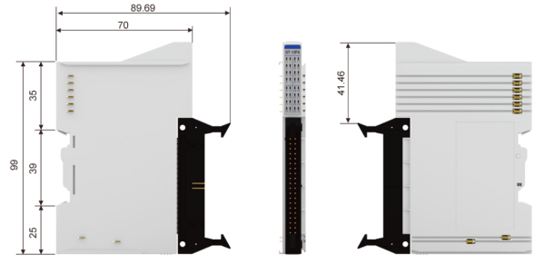 GT-22DA Дискретный вывод, 32DO, 24 В/0.3А (DC), Sink, IDC 40 GT-22DA Дискретный вывод, 32DO, 24 В/0.3А (DC), Sink, IDC 40