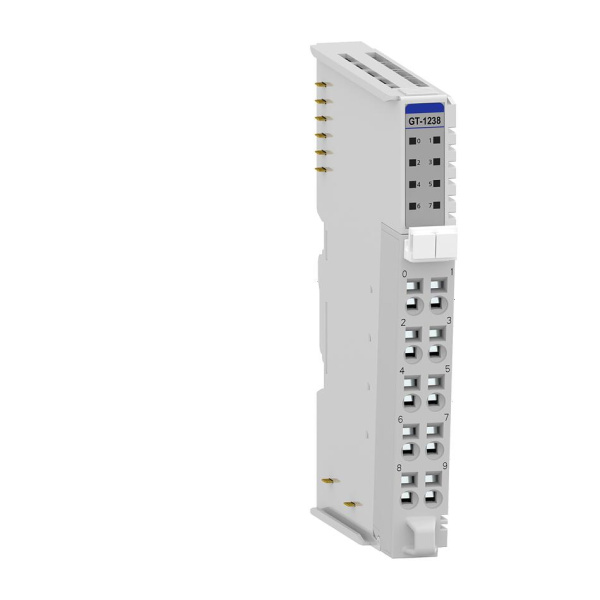 GT-1238 Дискретный ввод, 8DI, 24 В (DC), Sink/Source, RTB 10