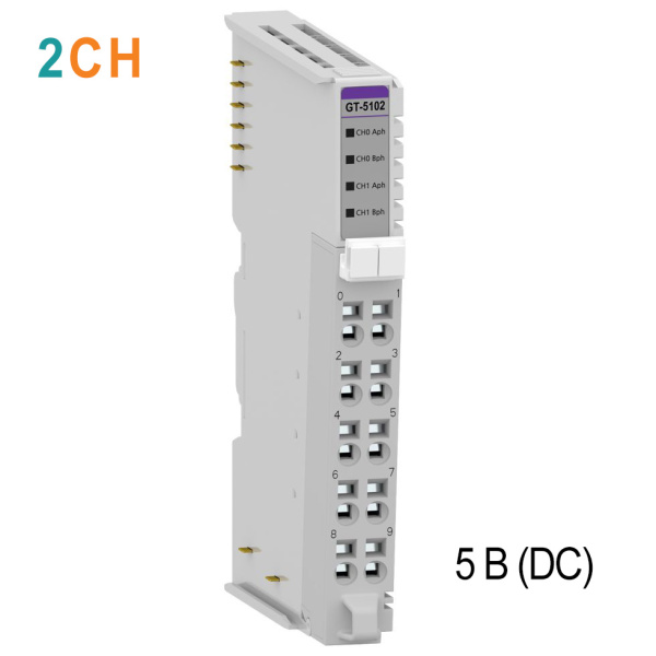 GT-5102 Высокоскоростной счетчик, 2CH, 5 В (DC), RTB 10 GT-5102 Высокоскоростной счетчик, 2CH, 5 В (DC), RTB 10