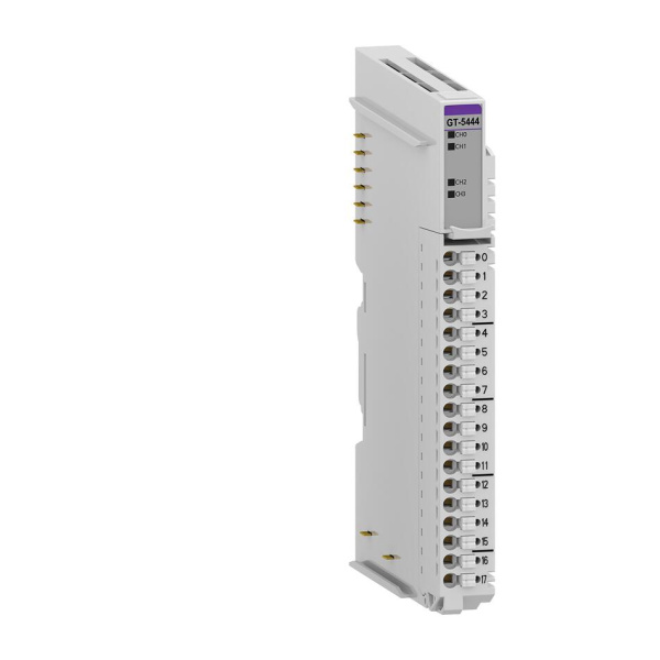 Модуль ШИМ (PWM) Crevis GT-5444, 4CH, 24 В/0.5А (DC), выход Push-pull, RTB 18