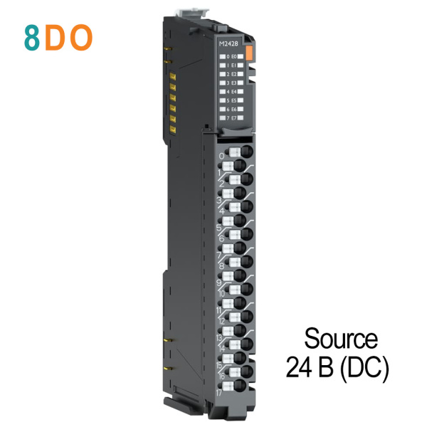 M2428 Дискретный вывод, 8DO, 24 В (DC), Source, диагностика, RTB 18 M2428 Дискретный вывод, 8DO, 24 В (DC), Source, диагностика, RTB 18