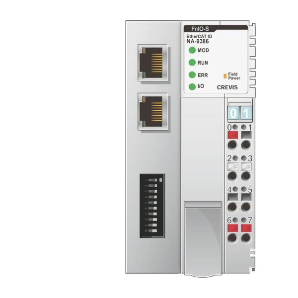 Сетевой адаптер ввода-вывода, каплер Crevis NA-9386 EtherCAT