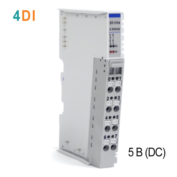 ST-1114 Дискретный ввод, 4DI, 5 В (DC), Sink, RTB 8