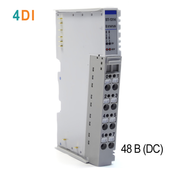 ST-1314 Дискретный ввод, 4DI, 48 В (DC), Sink, RTB 8