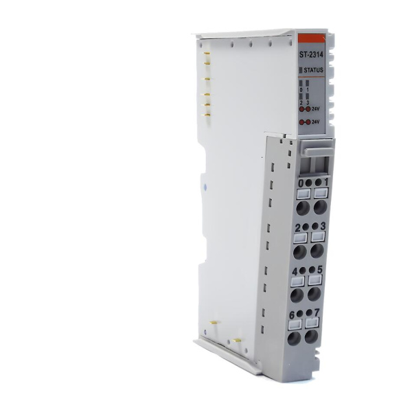 Модуль дискретного вывода Crevis ST-2314, 4DO, 24 В/0.5А (DC), Sink, RTB 8