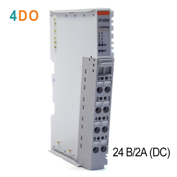 ST-2524 Дискретный вывод, 4DO, 24 В/2А (DC), Source, диагностика, RTB 8 ST-2524 Дискретный вывод, 4DO, 24 В/2А (DC), Source, диагностика, RTB 8