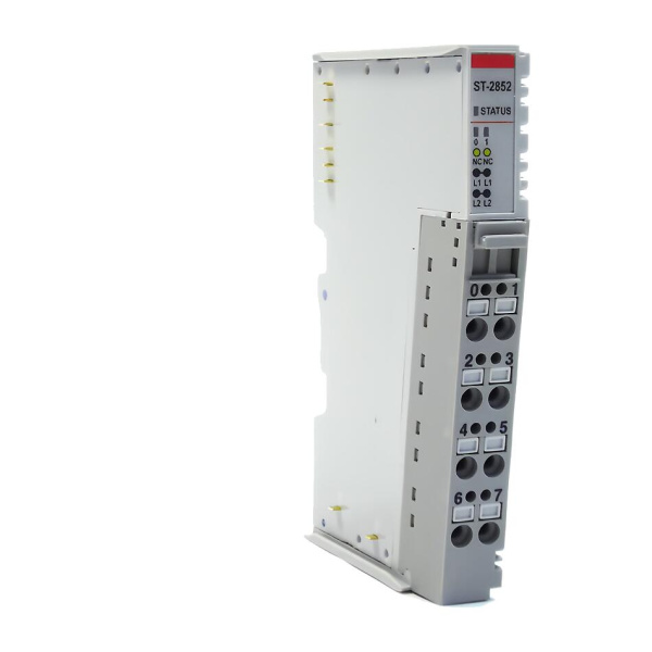 Модуль дискретного вывода Crevis ST-2852, 2DO, симистор, 12-125 В/0.5А (AC), RTB 8