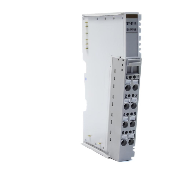 Модуль аналогового вывода Crevis ST-4114, 4AO, 0-20 мA, 12 бит ЦАП, RTB 8