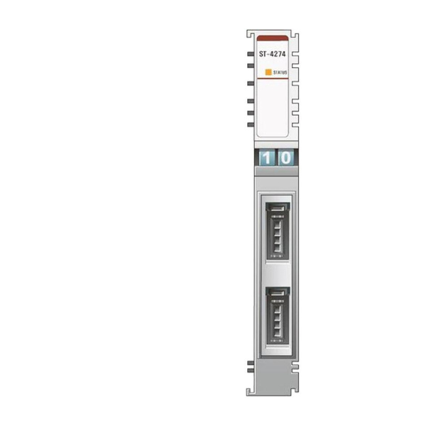 Модуль аналогового вывода Crevis ST-4274, 4AO, 4-20 мA, 12 бит ЦАП, 3M Mini-Clamp