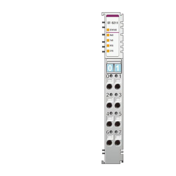 Интерфейсный модуль Crevis ST-5211, 1xRS-232 (CTS, RTS), RTB 8